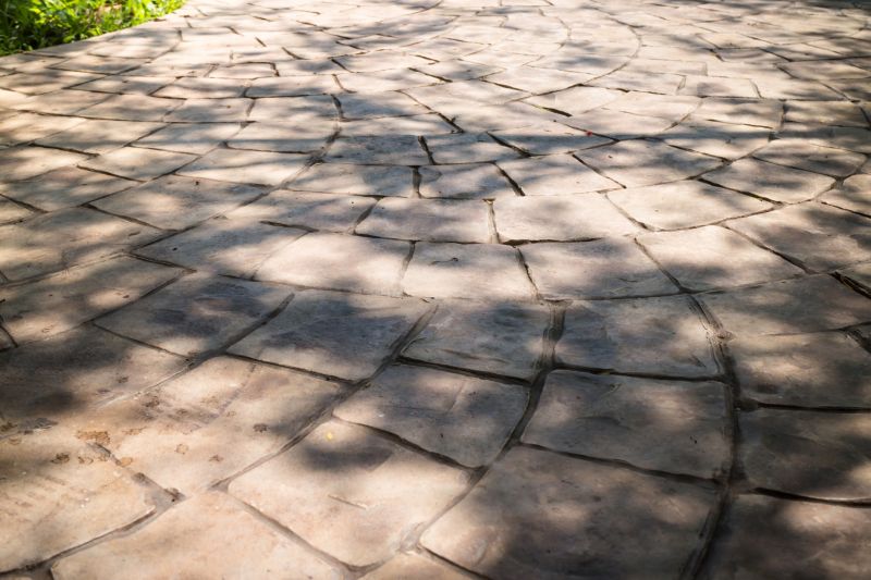 Patio with Decorative Patterns